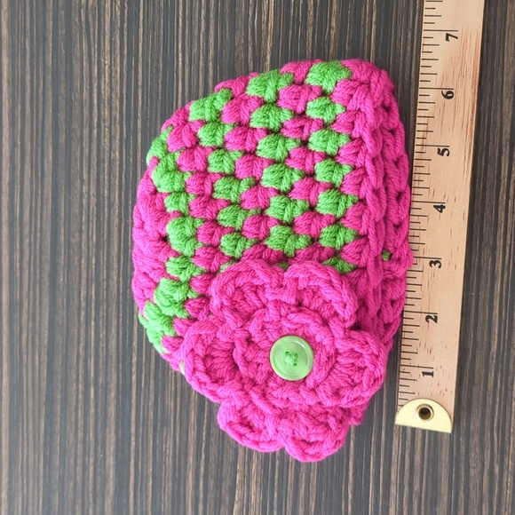 Newborn knitted colorful hat - perfect for photoshoots - Picture 4 of 5